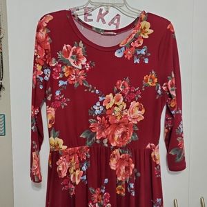 Reborn J Floral Maxi Dress